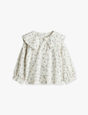 H&M ADORABLES: Jolly Floral-Print Cotton Blouse 2-10 Years