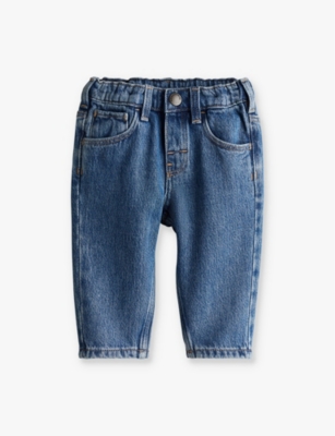 H&M ADORABLES: Batrou elasticated-waist organic and recycled denim-blend jeans 4 months - 3 years