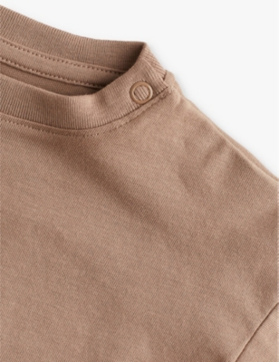 H&M ADORABLES: Round-neck long-sleeve organic-cotton T-shirt 4 months-3 years