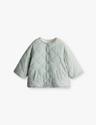 H&m Adorables Kids' Reversible Padded Shell Jacket 4 Months-3 Year In Grey