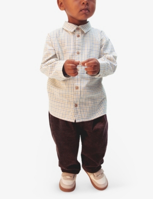 H&M ADORABLES: Seamus Checked Cotton Shirt 4 Months - 3 Years