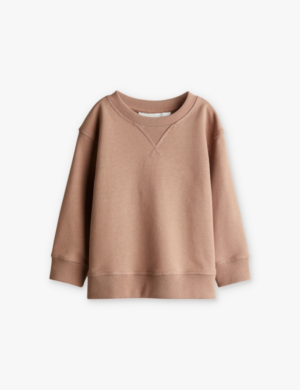 Crewneck relaxed-fit organic-cotton sweatshirt 2-10 years