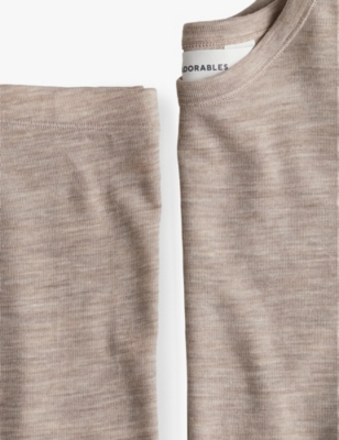 H&M ADORABLES: Two-piece wool base-layer set 2-10 years