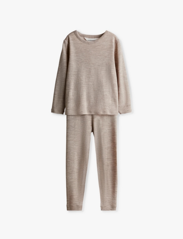 Two-piece wool base-layer set 2-10 years