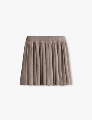 H&M ADORABLES: Pleated elasticated-waistband organic-cotton skirt 2-10 years