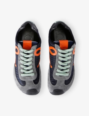 Loewe Ballet Runner Lace-up Trainers In Blue Other