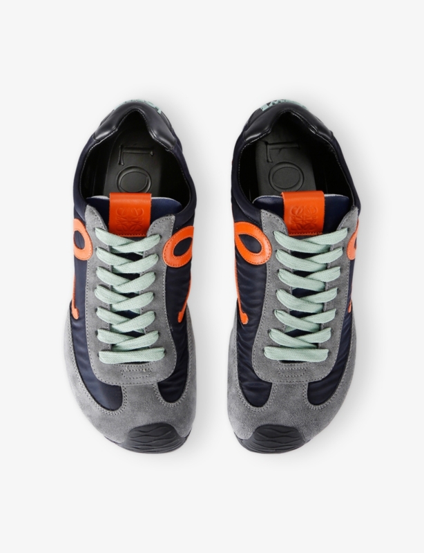 Ballet Runner 2.0 Leather and Shell Low-Top Trainers