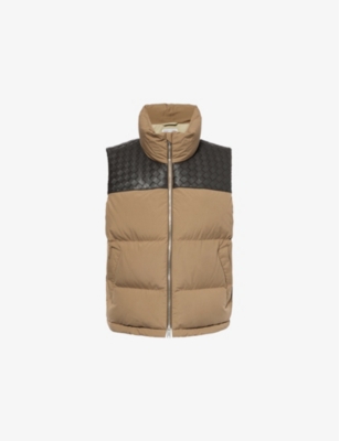 Bottega Veneta Womens Liana Padded High-neck Cotton-down Gilet In Liana