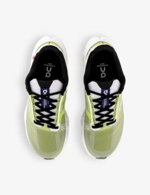 On-running Womens Cloudsurfer Next Reflective-panel Mesh Low-top Trainers Kiwi Ivory F In Kiwi Ivory F