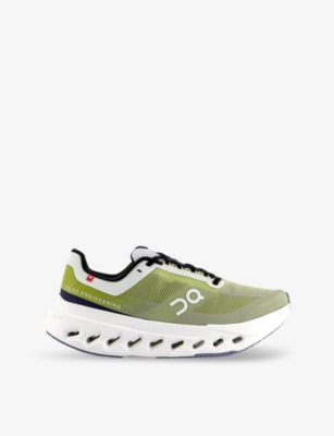 On-running Womens Cloudsurfer Next Reflective-panel Mesh Low-top Trainers Kiwi Ivory F In Kiwi Ivory F