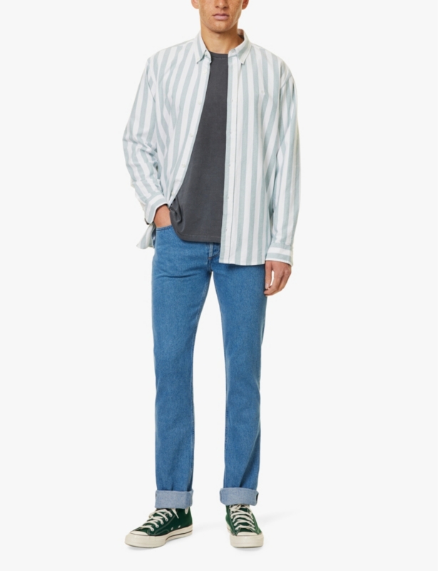 Enzo long-sleeve cotton T-shirt