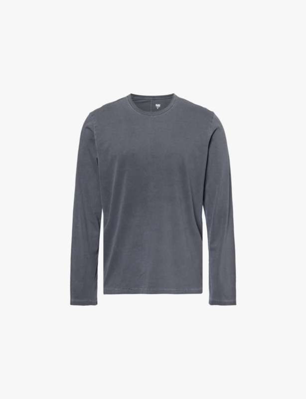 Enzo long-sleeve cotton T-shirt