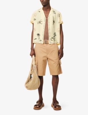 BODE: Games Camp-Collar Silk Shirt