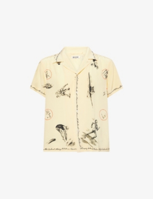 BODE: Games Camp-Collar Silk Shirt
