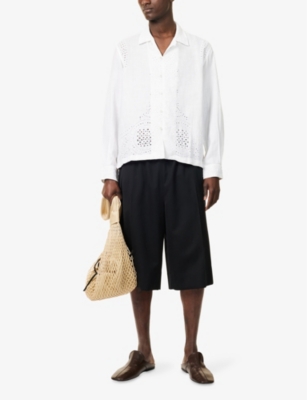 BODE: Belvoir Embroidered Linen Shirt