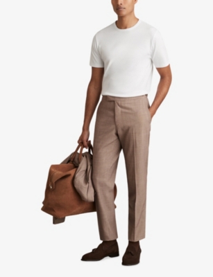 REISS: Count Crewneck Short-Sleeve Cotton T-Shirt