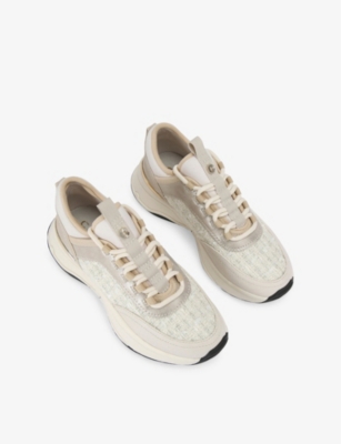 CARVELA: Swift Runner Leather Low-Top Trainers