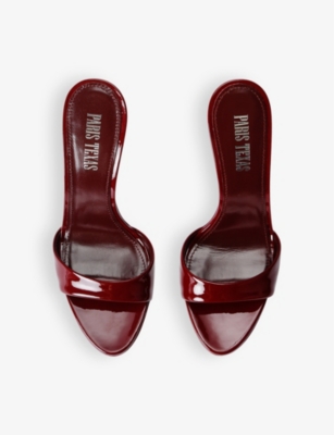 Paris Texas Brown Lidia Mules In Wine
