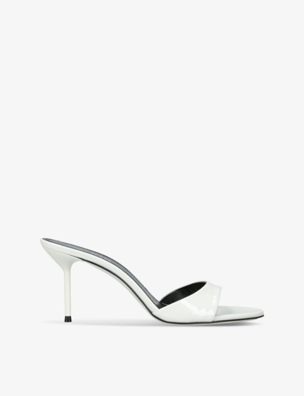 Lidia mule 70 leather heeled sandals