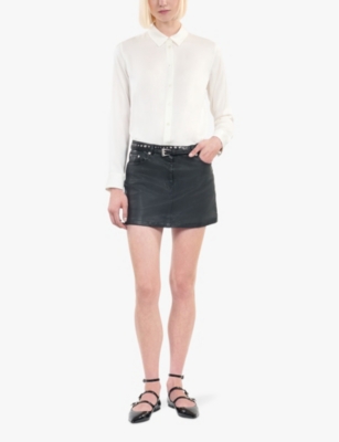 The Kooples Silk Shirt In White