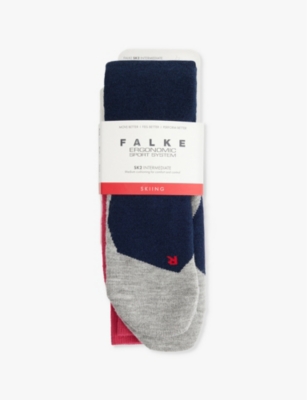 FALKE ERGONOMIC SPORT SYSTEM: SK2 Intermediate branded knit socks