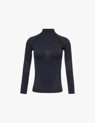 FALKE ERGONOMIC SPORT SYSTEM: Ergonomic Sport Warm turtleneck stretch-jersey top