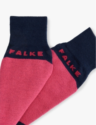 Falke Womens  Ergonomic Sport System Sk2 Intermediate Woven-blend Socks In 6116 Space Blue