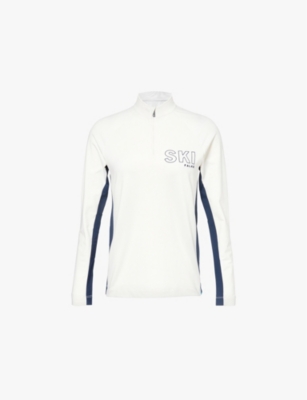 FALKE ERGONOMIC SPORT SYSTEM: Embroidered Thermal Stretch-Jersey Top