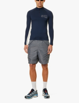 FALKE ERGONOMIC SPORT SYSTEM: Embroidered Thermal Stretch-Jersey Top