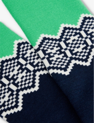 FALKE ERGONOMIC SPORT SYSTEM: Sk2 Seasonal Trend woven-blend socks