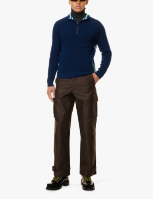 FALKE ERGONOMIC SPORT SYSTEM: Troyer half-zip wool-blend jumper