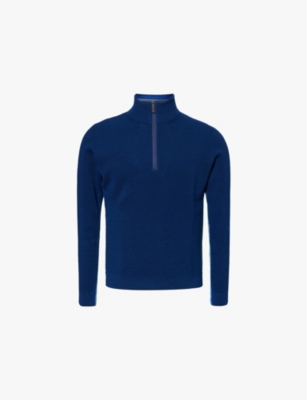 FALKE ERGONOMIC SPORT SYSTEM: Troyer half-zip wool-blend jumper