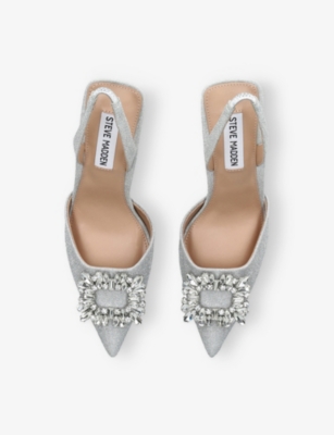 STEVE MADDEN: Neala Satin Heeled Courts