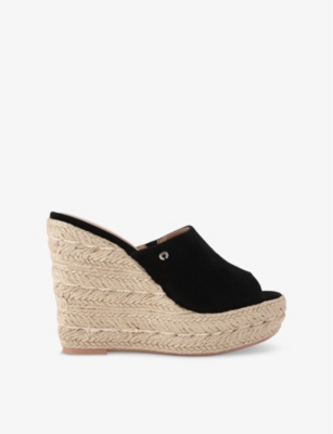CARVELA COMFORT: Fiorella Branded Suede Wedges