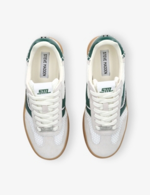 STEVE MADDEN: Off Track Contrast-Sole Woven Low-Top Trainers