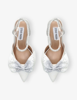 STEVE MADDEN: Vincentia-E Satin Heeled Pumps
