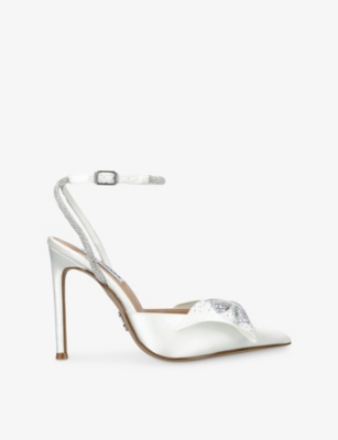 STEVE MADDEN: Vincentia-E Satin Heeled Pumps