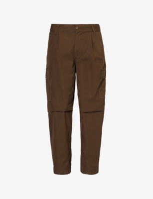 CARHARTT MENS LIBERICA COLE WIDE-LEG RELAXED-FIT COTTON TROUSERS