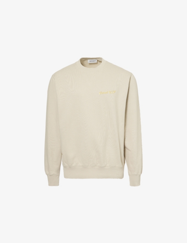 Greatest Flicks Crewneck Cotton-Jersey Sweatshirt