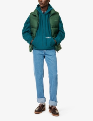 CARHARTT WIP: Brand-Embroidery Kangaroo-Pocket Cotton-Jersey Hoody