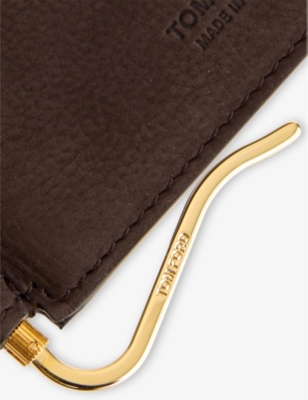 TOM FORD: Clip Leather Wallet