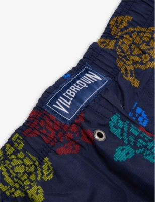 VILEBREQUIN: Ronde des Tortues Tricot Polyamide Swim Shorts 4-14 Years