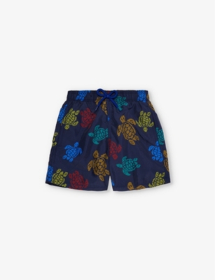 VILEBREQUIN: Ronde des Tortues Tricot Polyamide Swim Shorts 4-14 Years