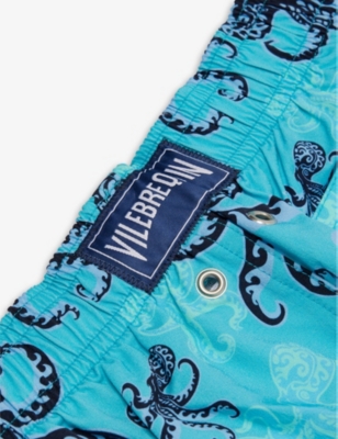 VILEBREQUIN: Octopus-Print Polyamide Swim Shorts 4-10 Years