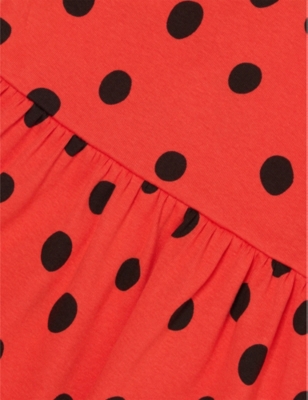 MINI RODINI: Dots Lace-Trim Cotton Dress 9 months – 9 years