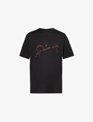 GIVENCHY: Graphic-print regular-fit cotton T-shirt
