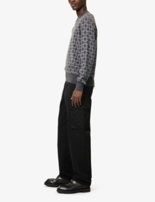 GIVENCHY: Patch-pocket straight-leg cotton-twill cargo trousers