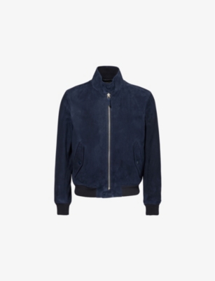 TOM FORD: Two-Buttoned-Pockets Regular-Fit Leather Jacket