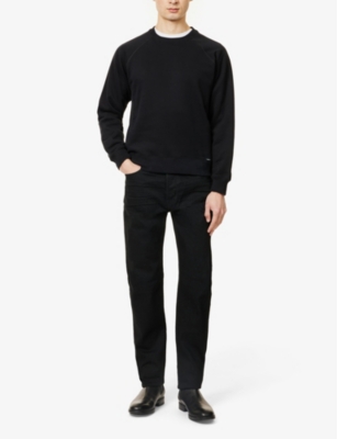 TOM FORD: Brand-patch regular-fit cotton-blend sweatshirt