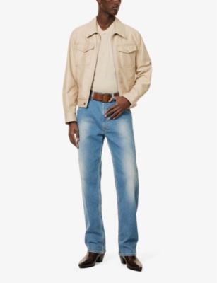 TOM FORD: Ribbed long-sleeve cotton and modal Henley top